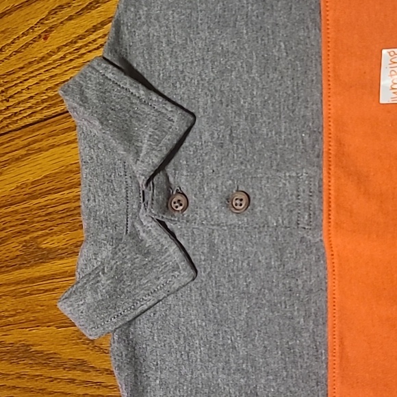 Jumping Beans NWT Gray and Orange Kids Polo Shirt - Boy's 3T - Picture 3 of 7